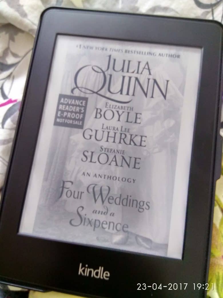 Four Weddings and a Sixpence: An Anthology by Julia Quinn, Elizabeth Boyle, Laura Lee Guhrke, and Stefanie Sloane